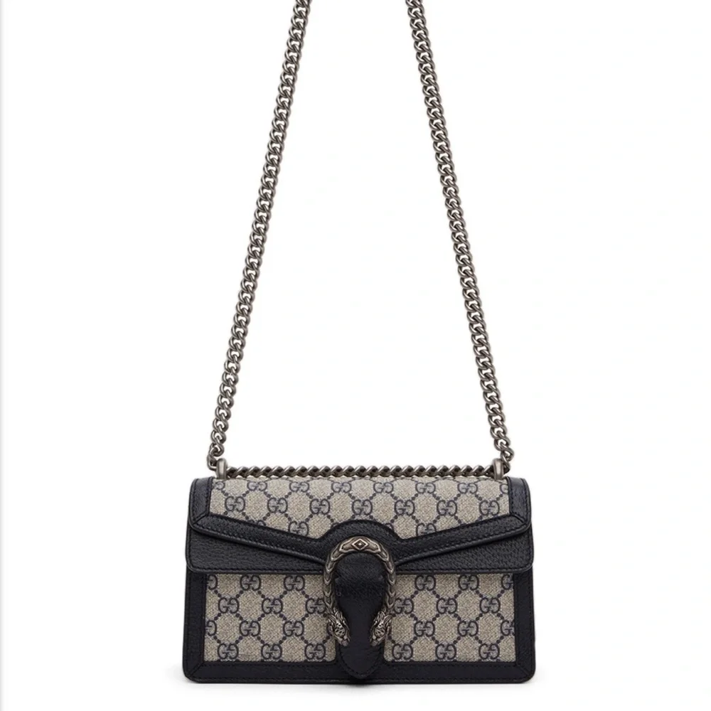 SUPER RARE Gucci dionysus small navy blue bag - Picture 3 of 7